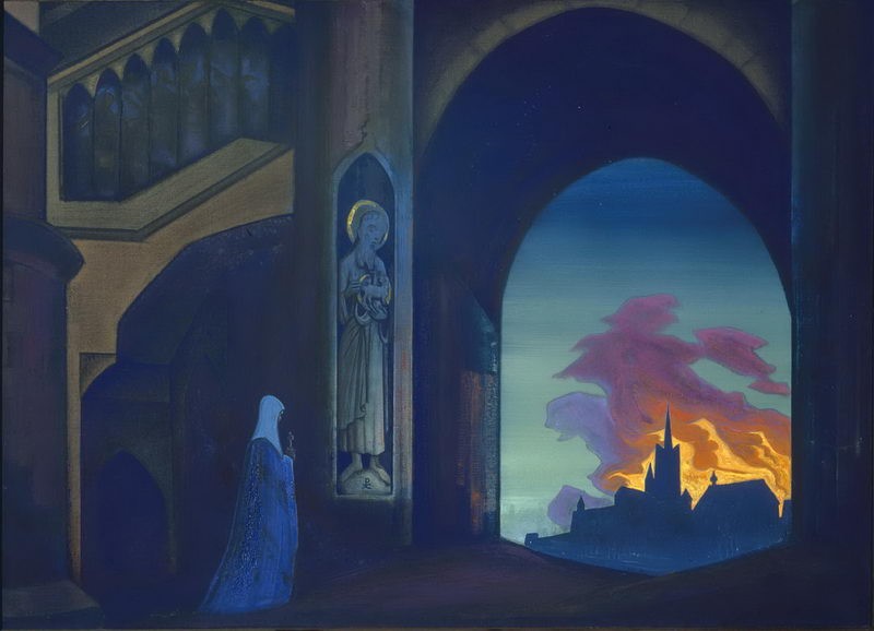 Saint Genevieve by Nicholas Roerich