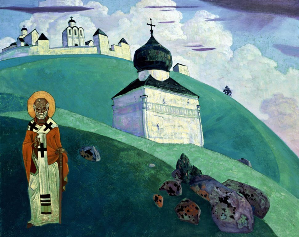 Saint Nicholas by Nicholas Roerich