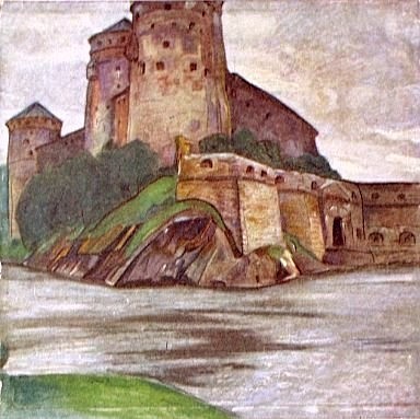 Savonlinna. Olavinlinna. by Nicholas Roerich