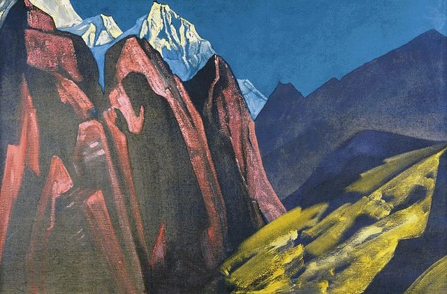 Shadow of the Teacher by Nicholas Roerich