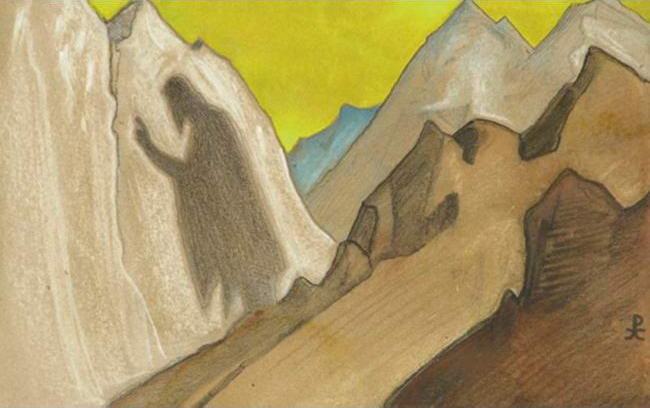 Shadow of the Teacher by Nicholas Roerich