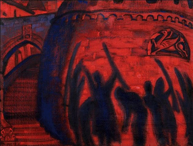 Shadows by Nicholas Roerich