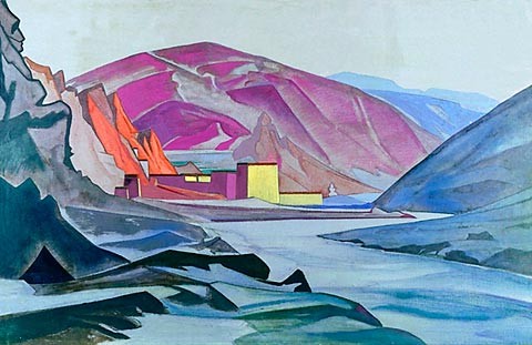 Sharugen Monastery by Nicholas Roerich