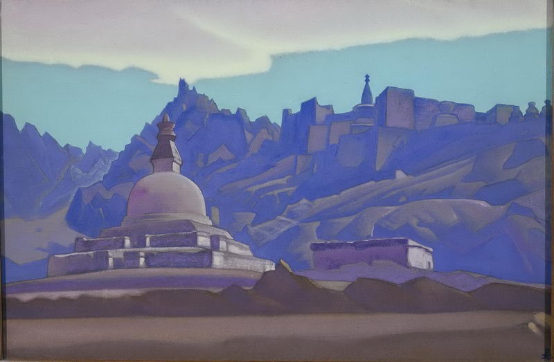 She monastery by Nicholas Roerich