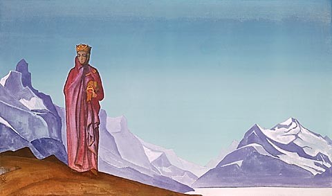 She who holds the world by Nicholas Roerich
