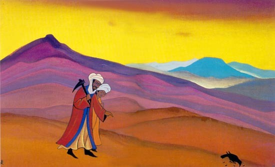 Shirin and Khosrau by Nicholas Roerich