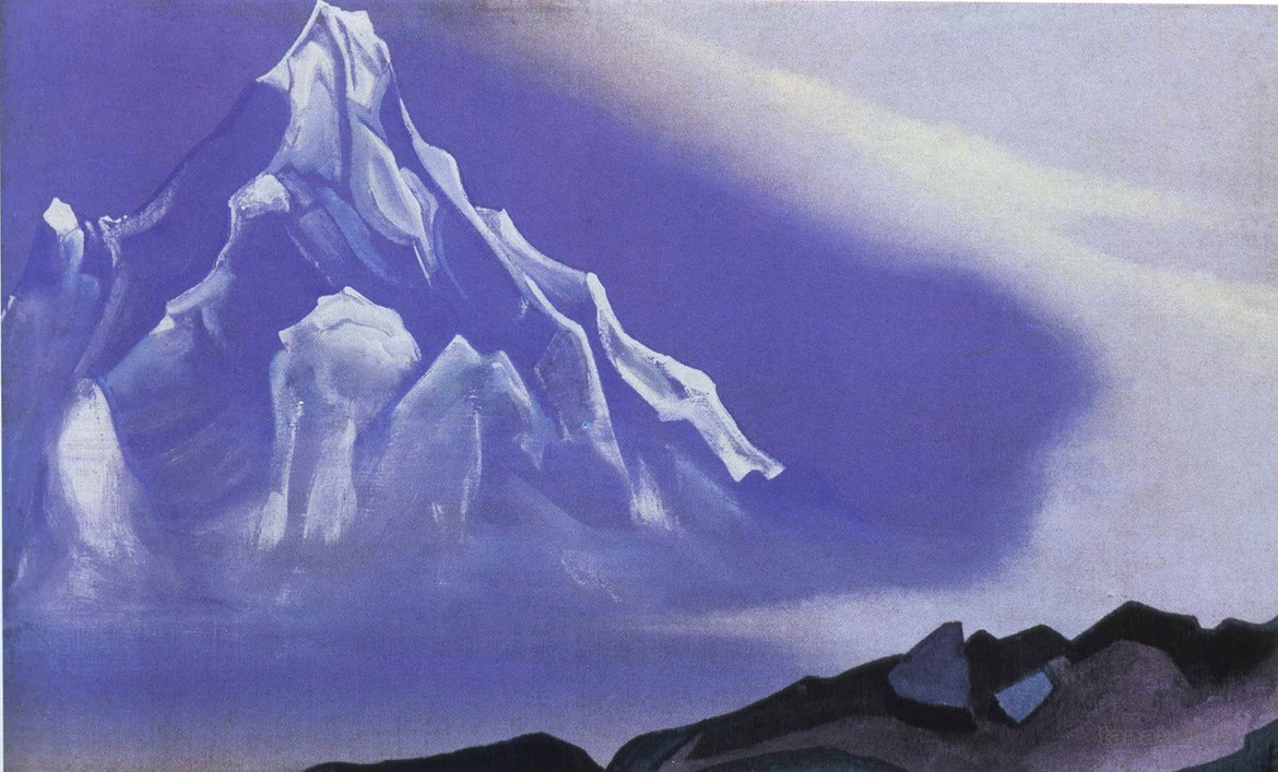Silvery realm by Nicholas Roerich