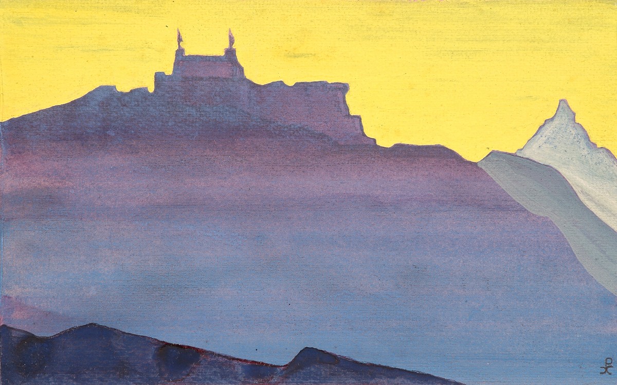 Sissu. Lahaul. by Nicholas Roerich