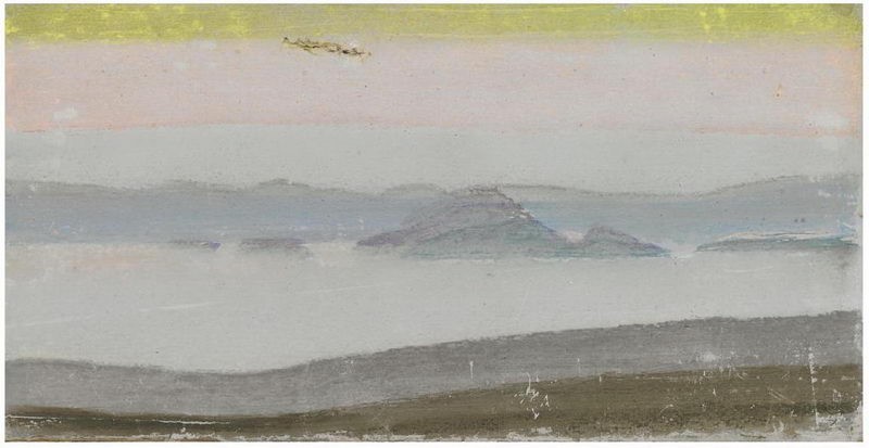 Sketch for Ladoga series by Nicholas Roerich