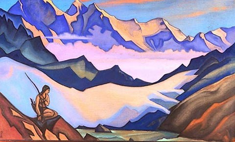Snow maiden by Nicholas Roerich
