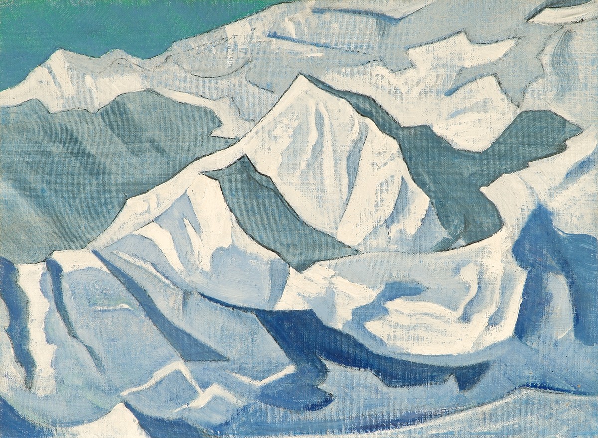 Snowy lift by Nicholas Roerich