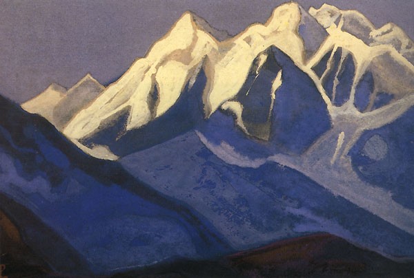 Snowy peaks by Nicholas Roerich
