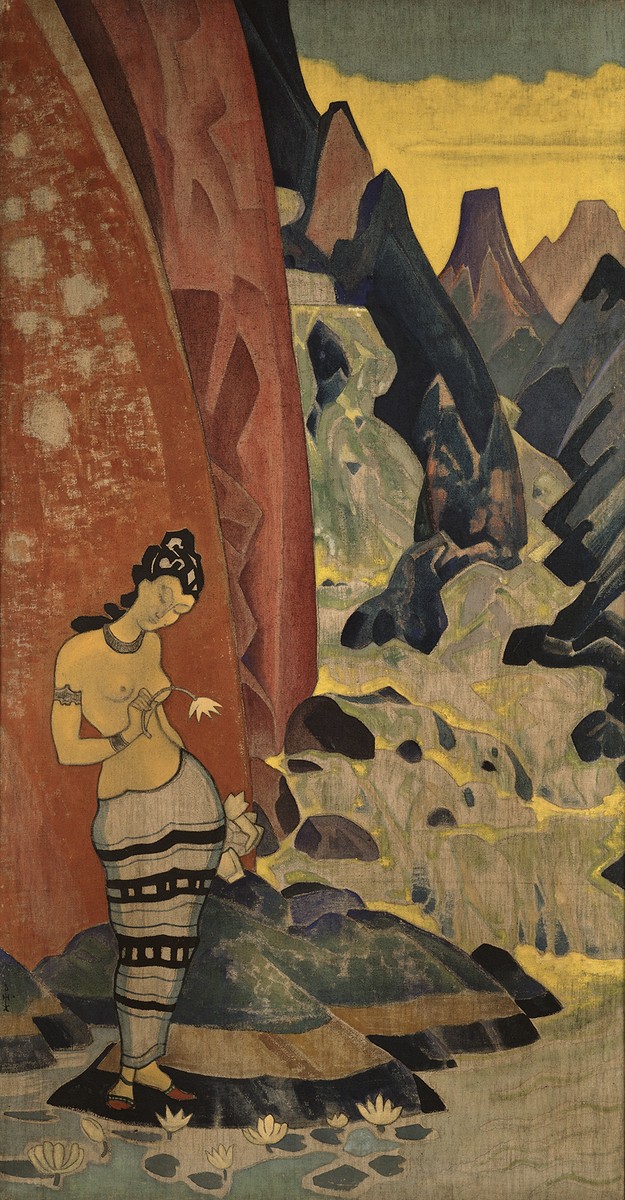 Song of waterfall by Nicholas Roerich