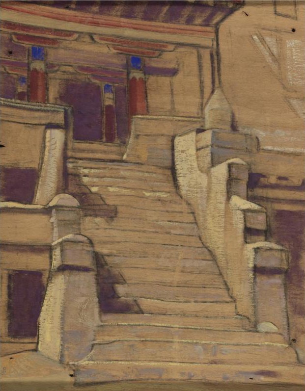 Spitok, Ladakh by Nicholas Roerich