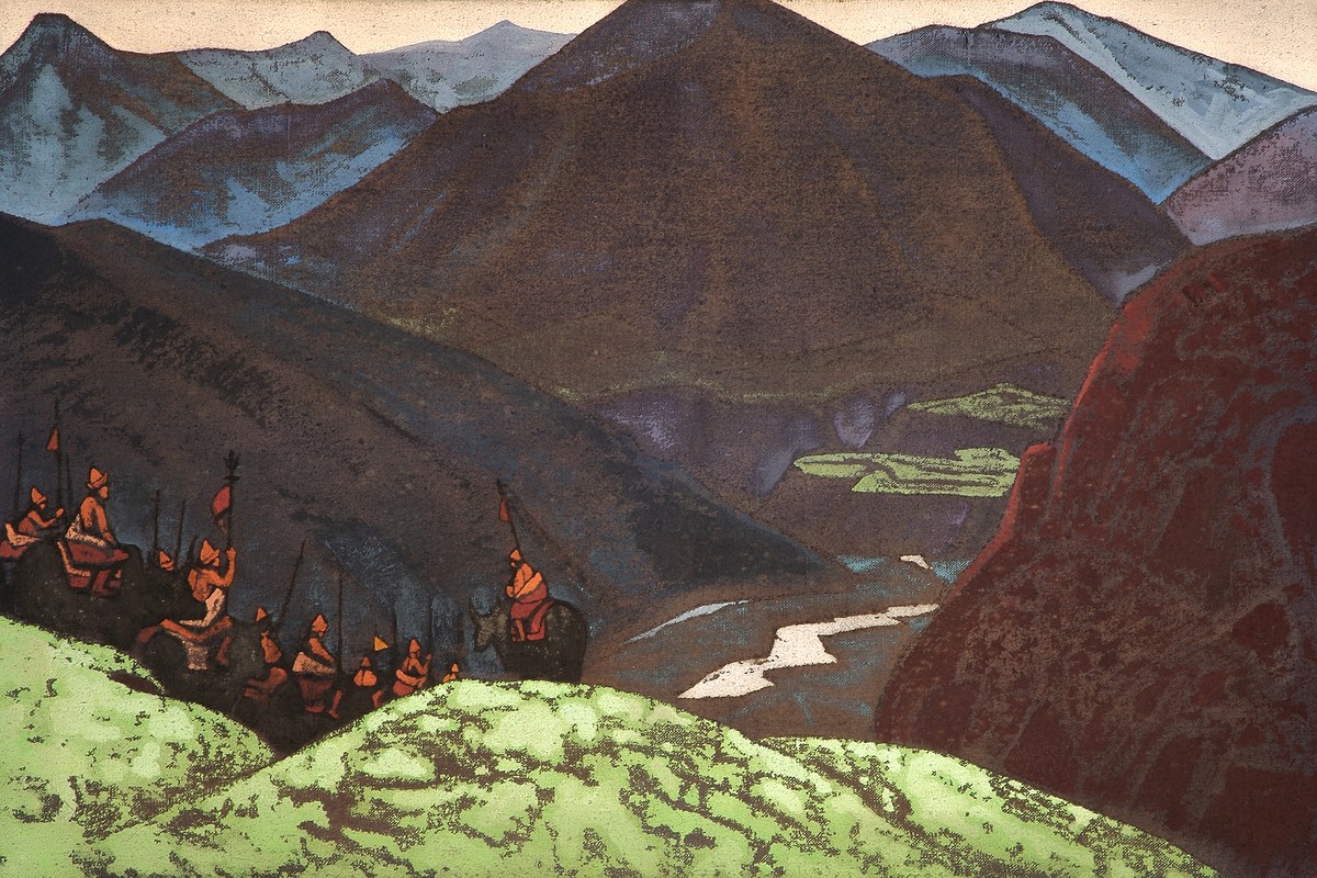 Squad of Geser Khan by Nicholas Roerich