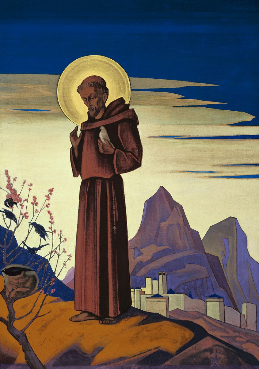 St. Francis by Nicholas Roerich