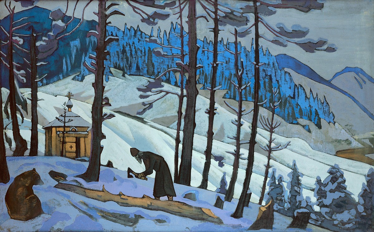 St. Sergius the Buildert by Nicholas Roerich