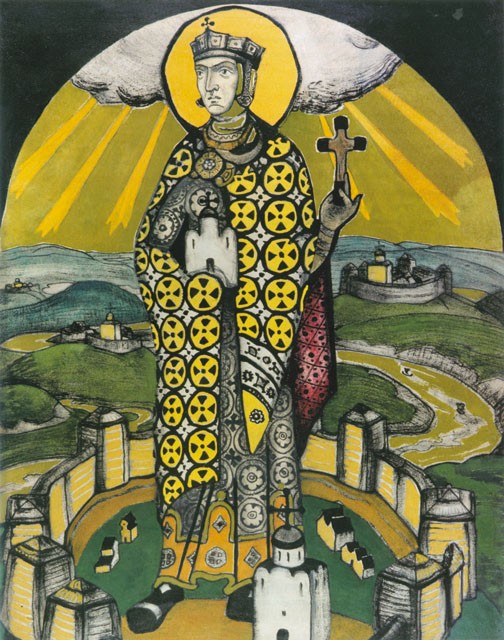 St.Olga of Kyiv by Nicholas Roerich