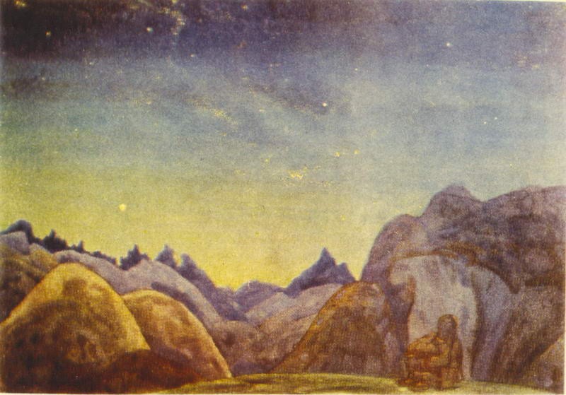 Starry sky by Nicholas Roerich