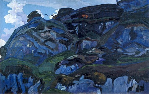 Stones and rocks by Nicholas Roerich