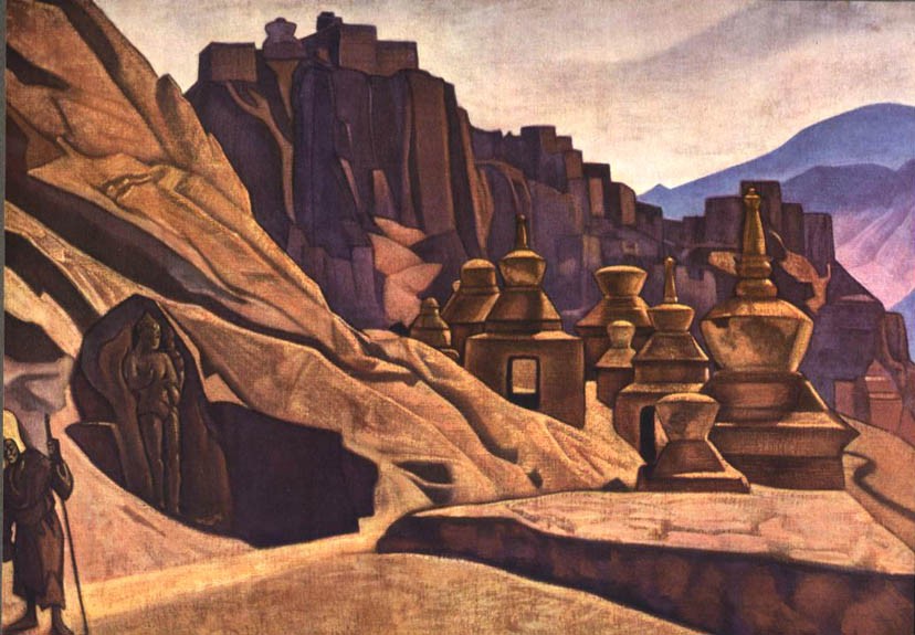 Stronghold of walls by Nicholas Roerich