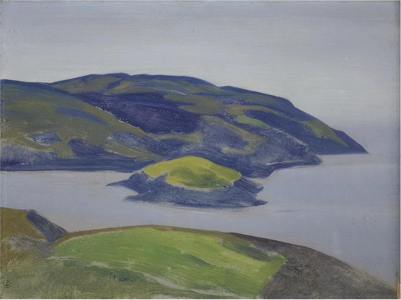 Study of a shore by Nicholas Roerich