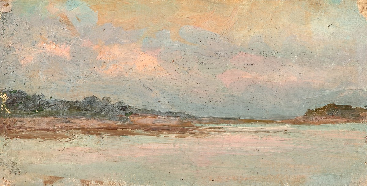 Study of landscape by Nicholas Roerich