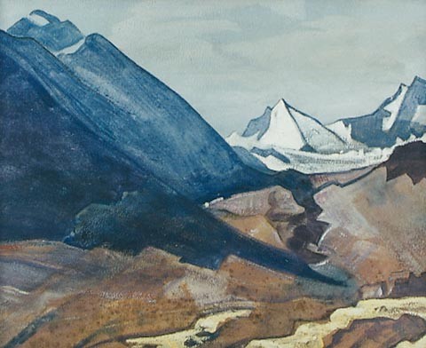 Study to"Ienno-Guio-Dia - friend of travelers" by Nicholas Roerich