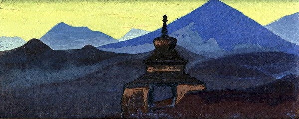 Stupa by Nicholas Roerich