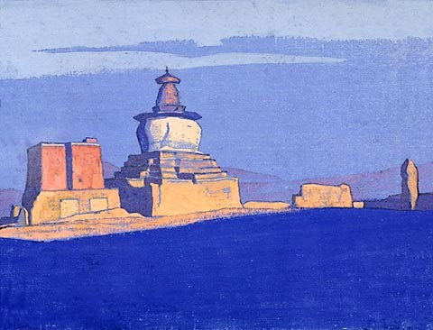 Stupa at Chung-Chu by Nicholas Roerich