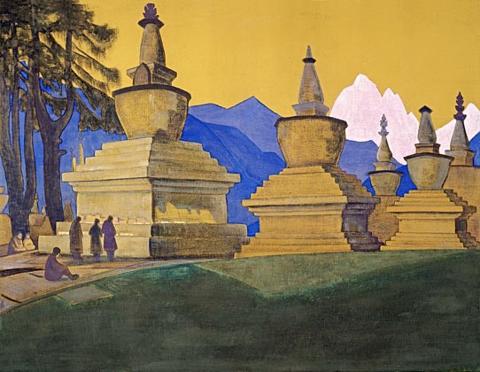 Suburgan of Tashiding by Nicholas Roerich