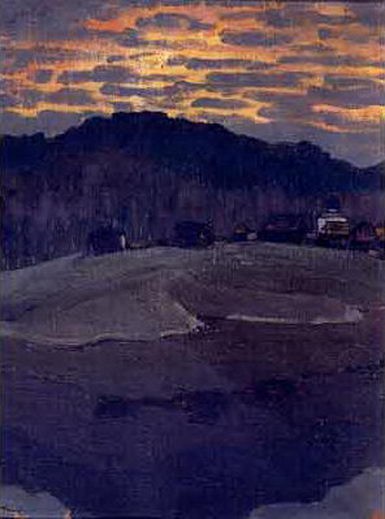 Sunset by Nicholas Roerich