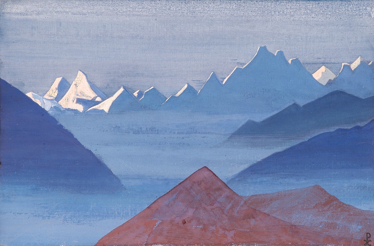 Sunset by Nicholas Roerich