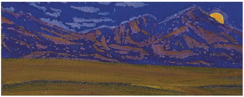 Taklamakan, Chinese Turkestan by Nicholas Roerich