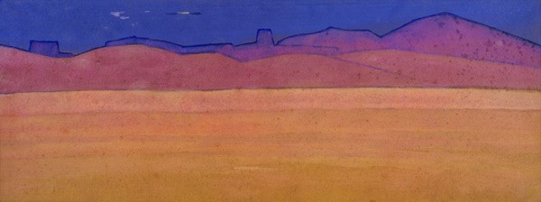 Tempe-jal-tzen-baykin (City of mobster Ja Lama) by Nicholas Roerich