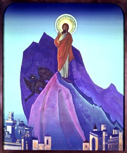 Temptation of Christ by Nicholas Roerich