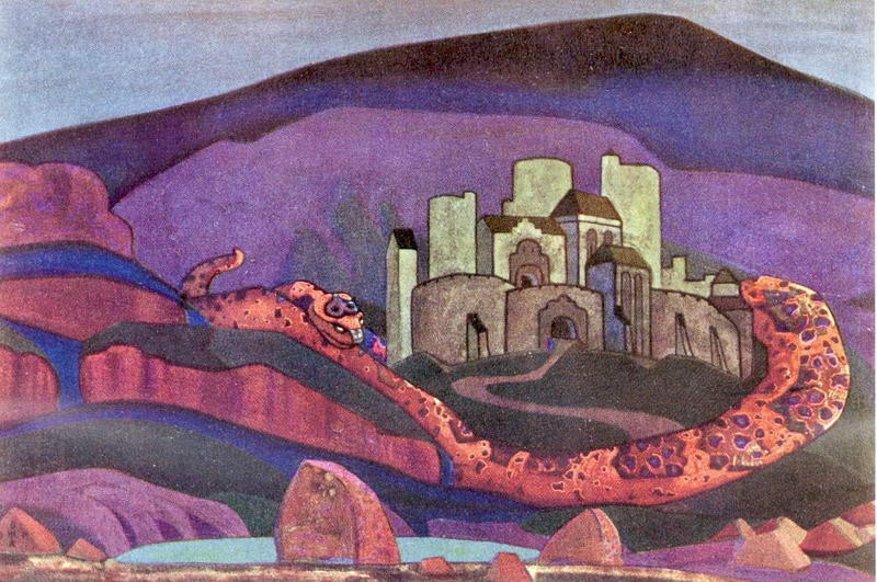 The Doomed City by Nicholas Roerich