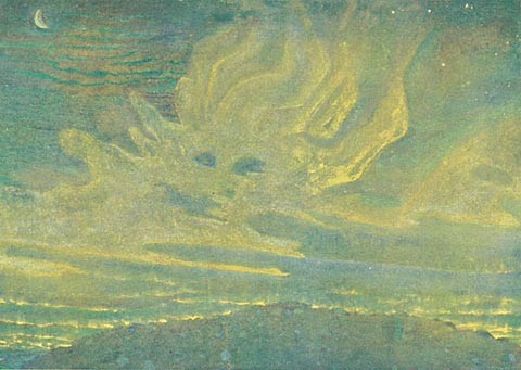 The great sacrifice by Nicholas Roerich