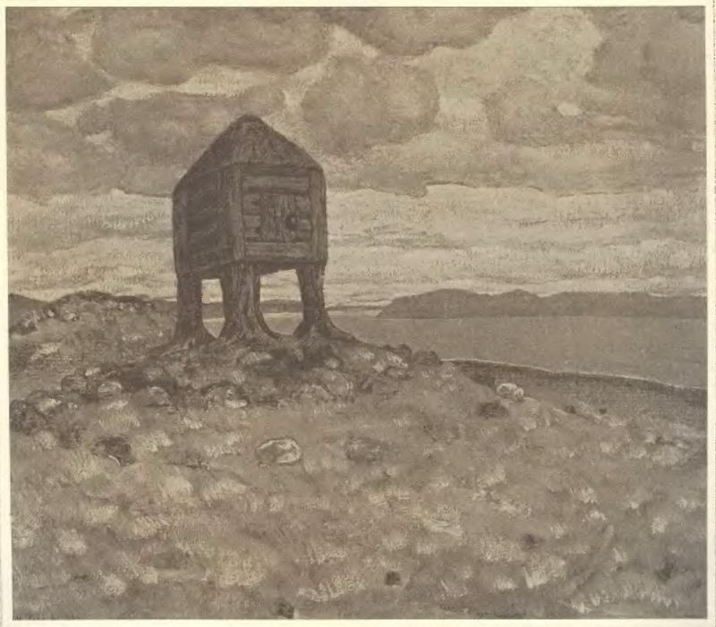 The Hut of Death by Nicholas Roerich
