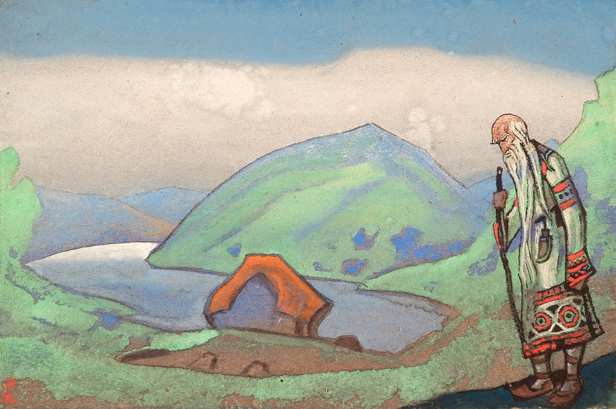 The oldest, the wisest by Nicholas Roerich