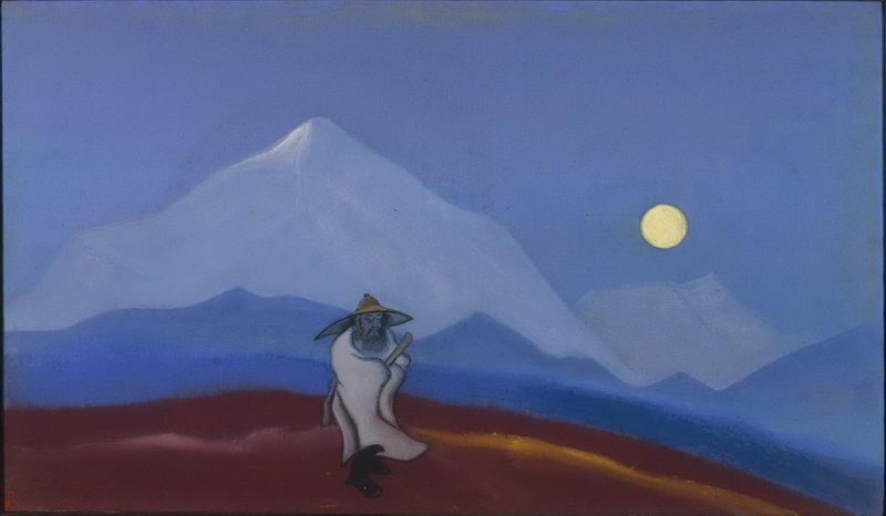 The Philosopher. Silence. by Nicholas Roerich