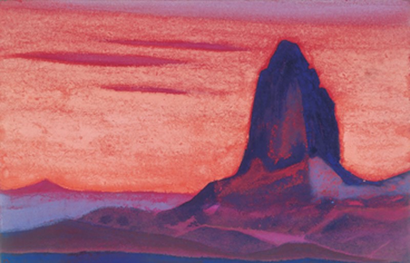 The rock temples by Nicholas Roerich