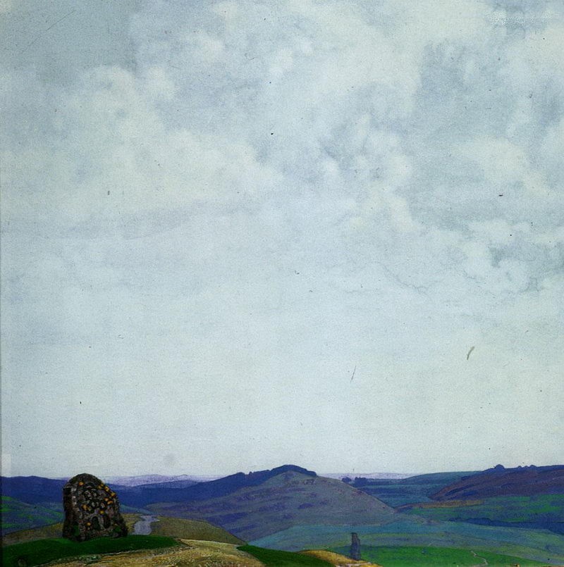 The straight path by Nicholas Roerich