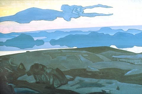 Thinking by Nicholas Roerich