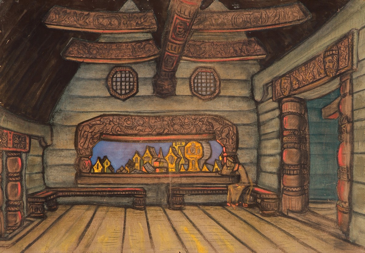 Tower chamber of Yaroslavna by Nicholas Roerich