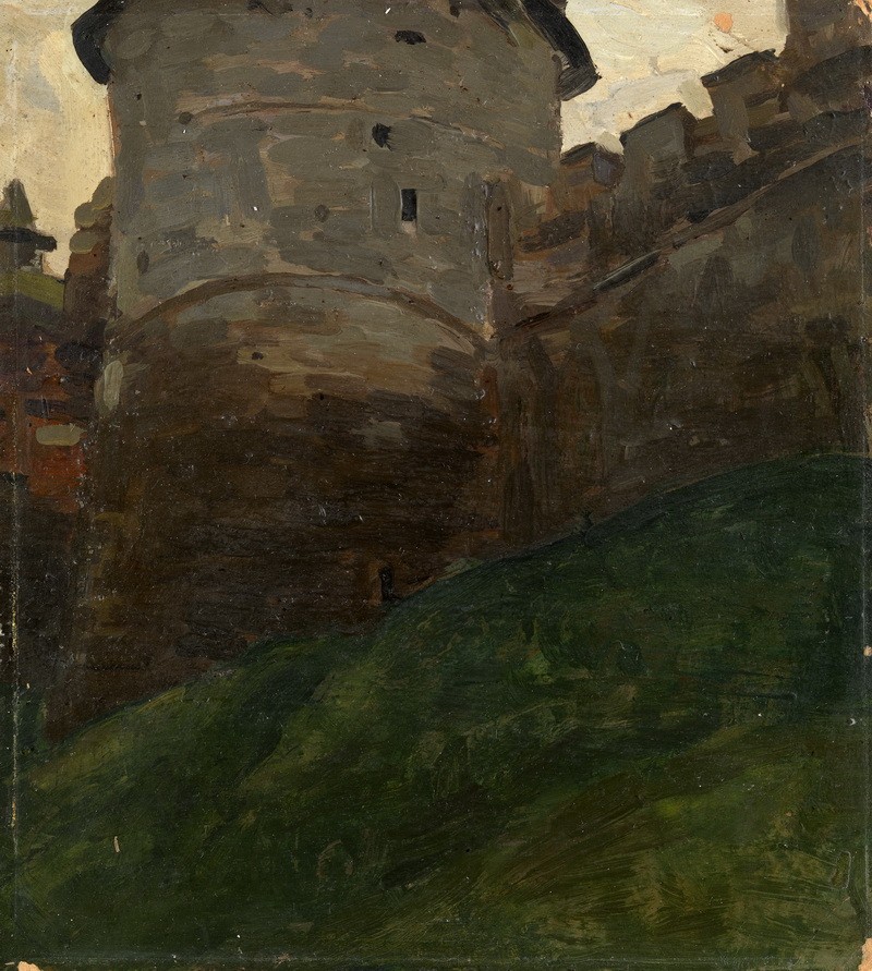 Tower of Novgorod Kremlin by Nicholas Roerich