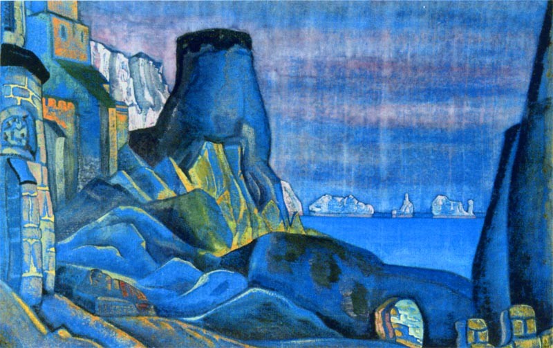 Tristan's castle by Nicholas Roerich