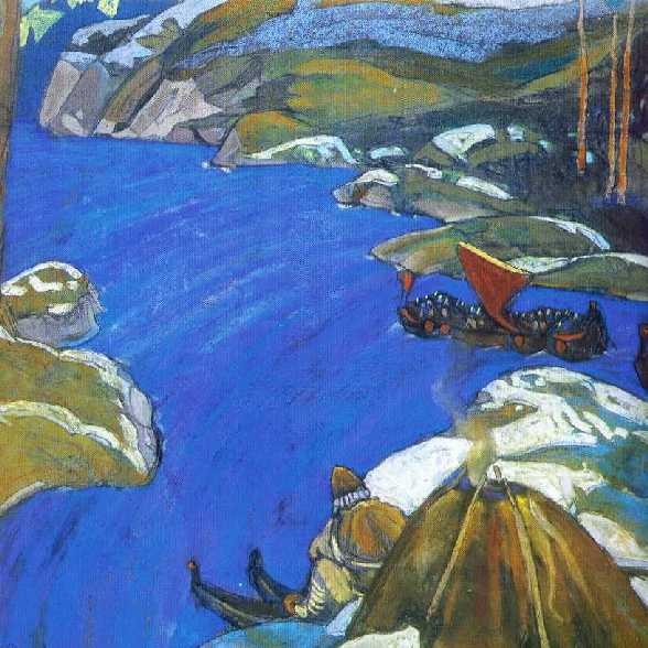 Varangian way by Nicholas Roerich