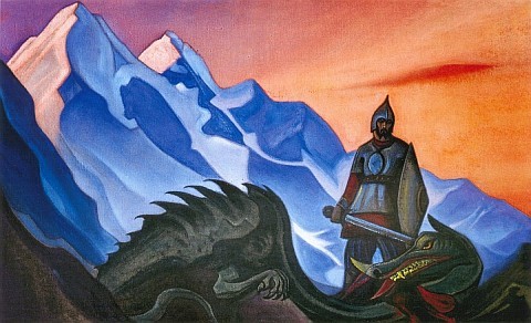 Victory (Gorynych the Serpent) by Nicholas Roerich