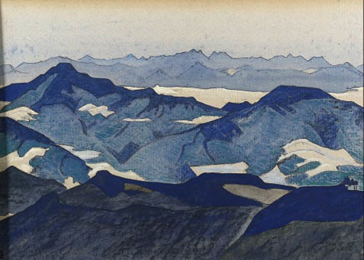View of Jelar La by Nicholas Roerich